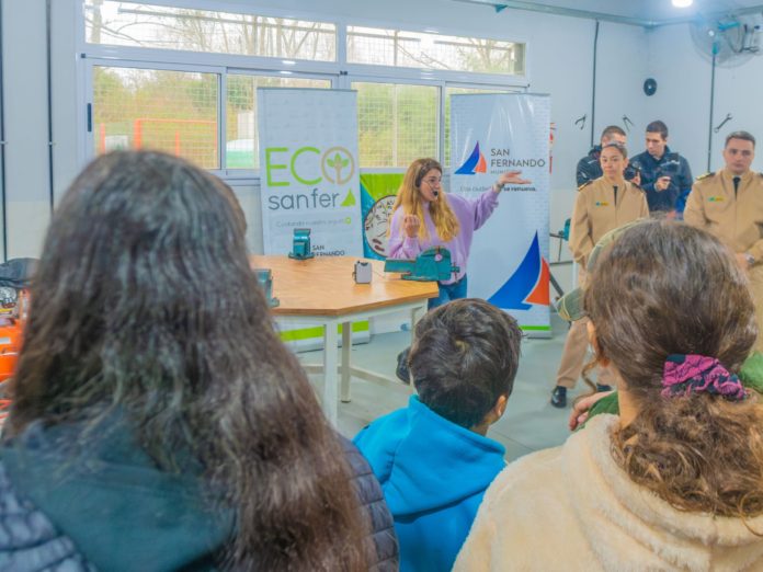 1 visita ecosanfer y prefectura escuela tecnica islas