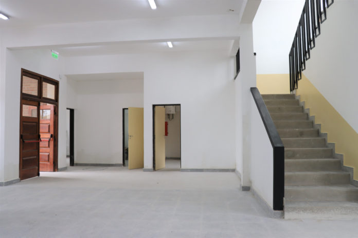 Jaime Méndez recorrió una obra en la EES N 18