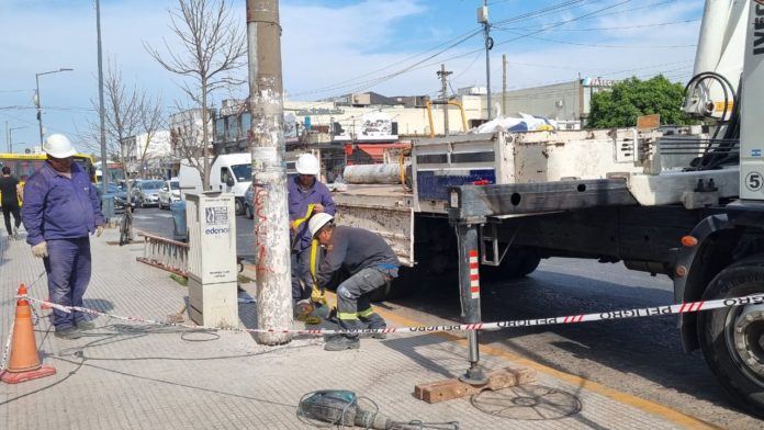 Avanza el soterramiento de cables en la zona de la Estación San Miguel_