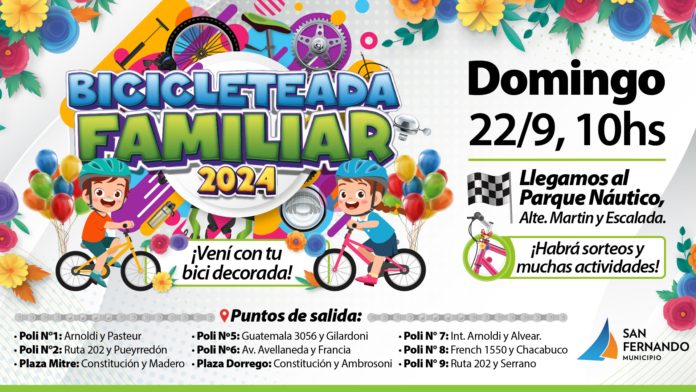 Bicicleteada Familiar 2024 san fernando
