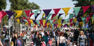 Se realizó un nuevo Encuentro Distrital del Nivel Inicial, frente a las inmediaciones del Palacio Municipal