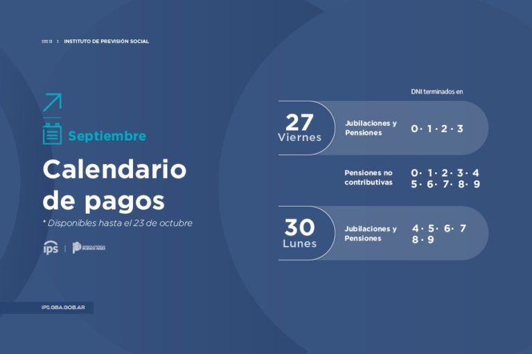 Calendario de pagos IPS