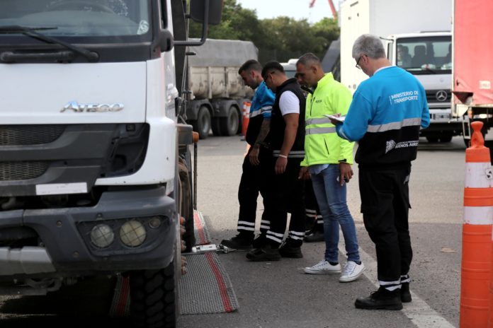 Combate contra el transporte ilegal, la Provincia detectó 28 mil kilos de carga no declarada
