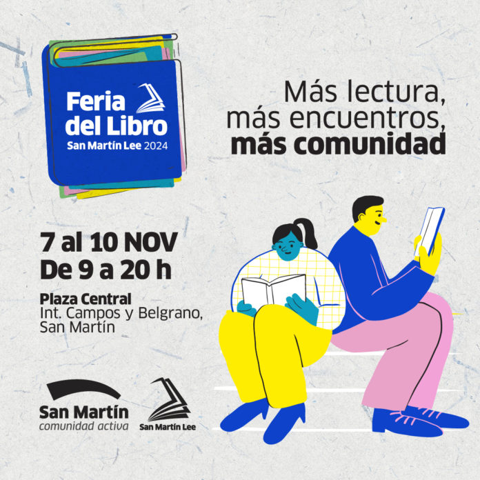 La Feria del Libro de San Martín será en noviembre