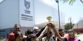 Copa Tigre: Julio Zamora acompañó las finales del certamen municipal en Don Torcuato