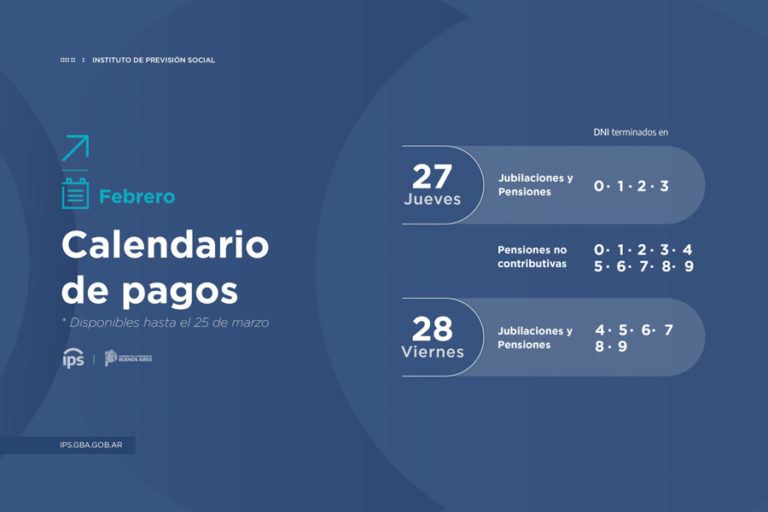 Calendario de pagos : el IPS paga haberes de febrero