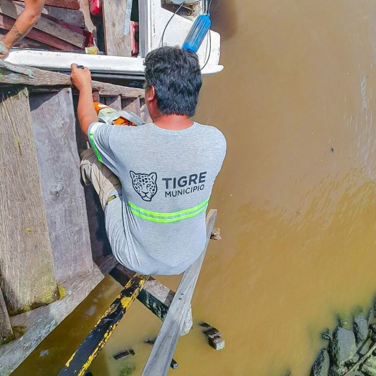 Islas del Delta: el Municipio de Tigre realizó trabajos de mantenimiento en el territorio