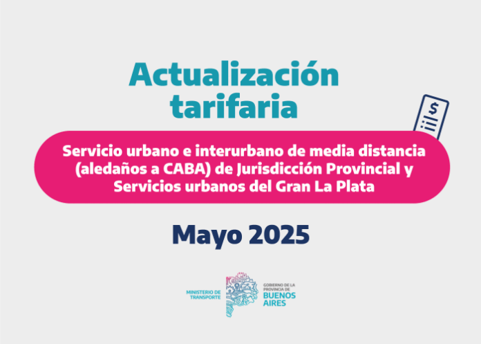 Gacetilla 380 - Actualización tarifaria Mayo 2025