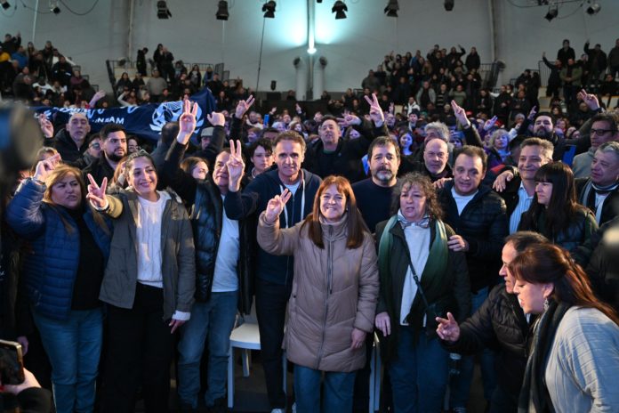 Fernando Moreira y Gabriel Katopodis lanzaron la campaña de Fuerza Patria en San Martín
