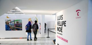 San Martín inauguró una gran muestra de Luis Felipe Noé