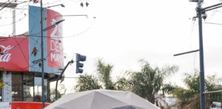 San Miguel instaló un domo para capacitaciones exprés de Ojos en Alerta