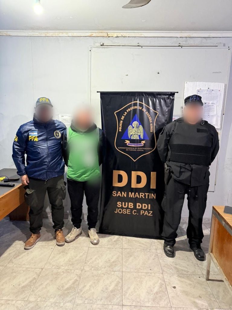 Detuvieron prófugo acusado de asesinar a un Policía de la Ciudad en José C. Paz