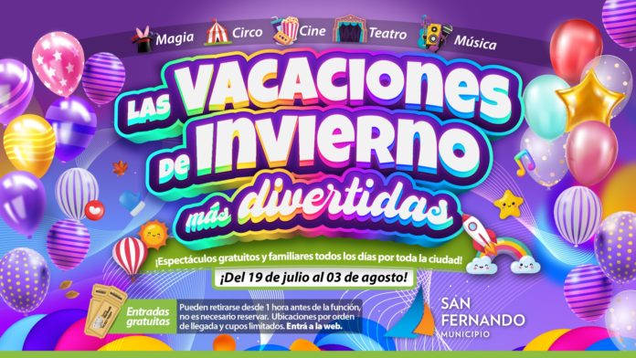 vacaciones de invierno 2025 san fernando