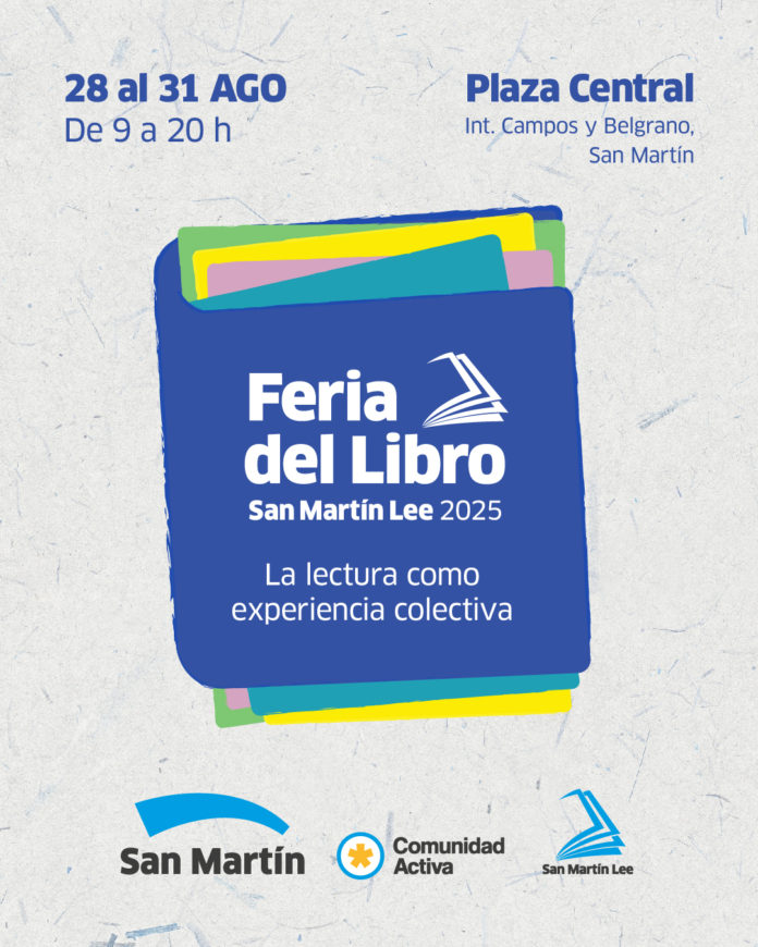 San Martín celebra la cuarta edición de la Feria del Libro local