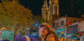 Juan Andreotti acompañó el Encuentro de Artesanos y el show de Maggie Cullen