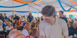 Juan Andreotti compartió el gran festejo del Día del Jubilado de San Fernando