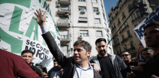 Kicillof participó de la Marcha Federal Universitaria