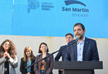 Fernando Moreira y Axel Kicillof inauguraron la primera Escuela Secundaria de Barrio Libertador