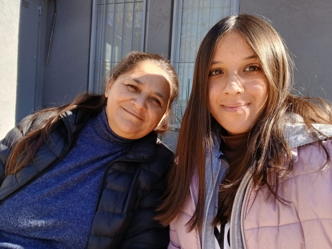 Lucía y su hija