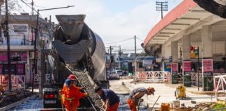 San Isidro avanza con la repavimentación de una de las principales arterias de Boulogne