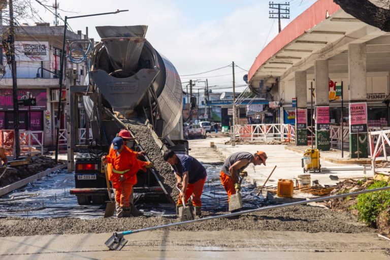 San Isidro avanza con la repavimentación de una de las principales arterias de Boulogne