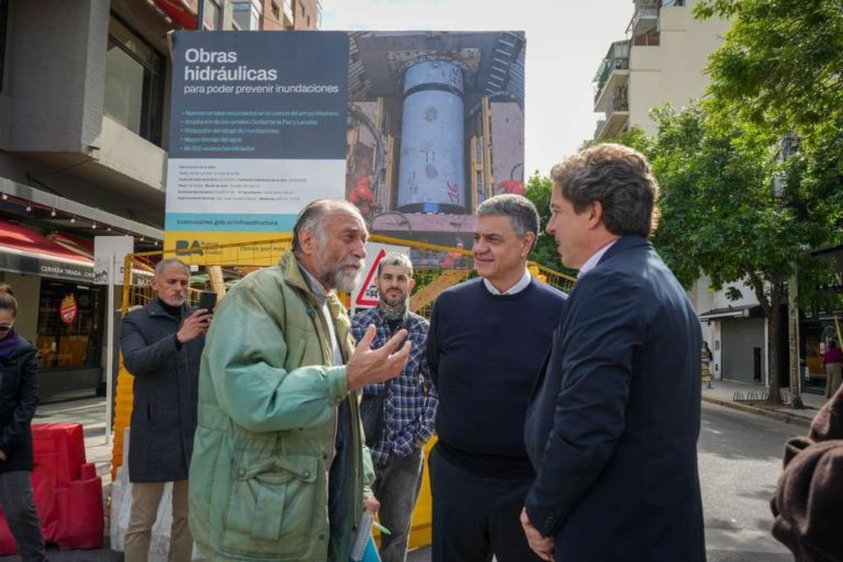 Avanza la obra de los aliviadores del arroyo Medrano, que beneficiarán a más de 50 mil vecinos de Saavedra, Núñez y Belgrano