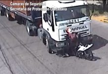 Violento choque en Don Torcuato: una moto impactó de frente contra un camión