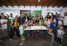 Junto a la comunidad, Julio Zamora compartió el 37° aniversario de la Sociedad de Fomento Los Tábanos