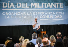 Con un llamado a la reflexión y análisis del futuro político del Partido Justicialista, Julio Zamora encabezó el acto por el Día de la Militancia Peronista en Benavídez