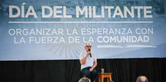 Con un llamado a la reflexión y análisis del futuro político del Partido Justicialista, Julio Zamora encabezó el acto por el Día de la Militancia Peronista en Benavídez