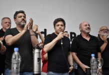 Kicillof participó del cierre de la Asamblea del Frente Grande Nacional en Ensenada