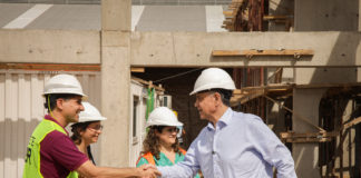 Avanza la construcción de un nuevo Polideportivo en Chacarita