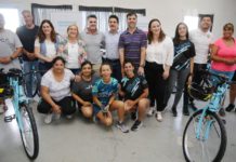 La Provincia protege lo que la Nación recorta Marinucci entregó PLM, cascos, bicicletas y reforzó la seguridad vial