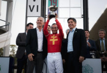 Kicillof asistió al Gran Premio Internacional Dardo Rocha en el Hipódromo de La Plata
