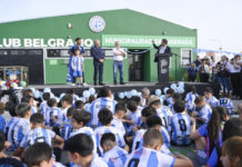 Kicillof inauguró el complejo deportivo Club Belgrano
