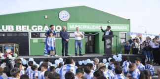 Kicillof inauguró el complejo deportivo Club Belgrano