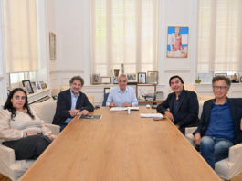 Con el objetivo de fomentar el desarrollo comunitario, Julio Zamora firmó un convenio con la Fundación Playspace y la Asociación Civil “Haciendo Punta”