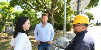 Vicente López instala más de 450 nuevas luminarias LED en los accesos y colectoras de Panamericana y General Paz