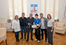 Julio Zamora reconoció a Enzo Chentola, el taekwondista que cosechó importantes medallas en los Juegos Panamericanos Brasil 2025