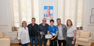 Julio Zamora reconoció a Enzo Chentola, el taekwondista que cosechó importantes medallas en los Juegos Panamericanos Brasil 2025