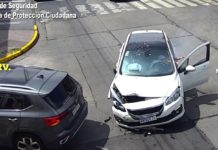 Imprudencia al volante generó un fuerte siniestro vial en Tigre centro: todo quedó registrado por las cámaras del COT