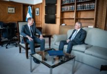 Santilli y Jaldo coincidieron en la necesidad de aprobar el Presupuesto 2026