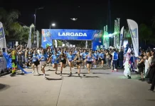 Más de ocho mil personas participaron de la 3ra Milla Nocturna de Malvinas Argentinas