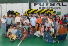 Julio Zamora acompañó la Peña Folclórica “La Breñalera” en Benavídez