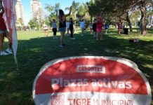 Con el programa «Plazas Activas», el Municipio de Tigre continúa ofreciendo una propuesta deportiva saludable a la comunidad