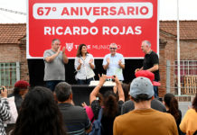 Junto a la comunidad de Ricando rojas, Julio Zamora acompañó los festejos por el 67° aniversario de la localidad