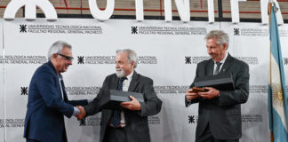 En General Pacheco, Julio Zamora acompañó la asunción de las nuevas autoridades de la Universidad Tecnológica Nacional