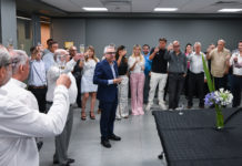 Con la presencia del intendente Julio Zamora, la Asociación Vecinal Nordelta (AVN) realizó el brindis de cierre del 2025