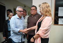 Julio Zamora mantuvo un encuentro con comerciantes de Troncos del Talar para debatir sobre el proyecto municipal de ordenanza de limitación de altura