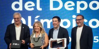 Se realizó la entrega de la gran Gala del Deporte Olímpico Argentino en Malvinas Argentinas